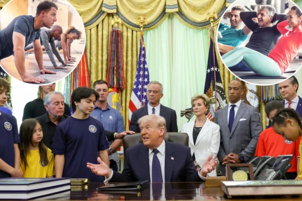 How many crunches, squats and push-ups you should be able to do at every age — as Trump brings back Presidential Fitness Test