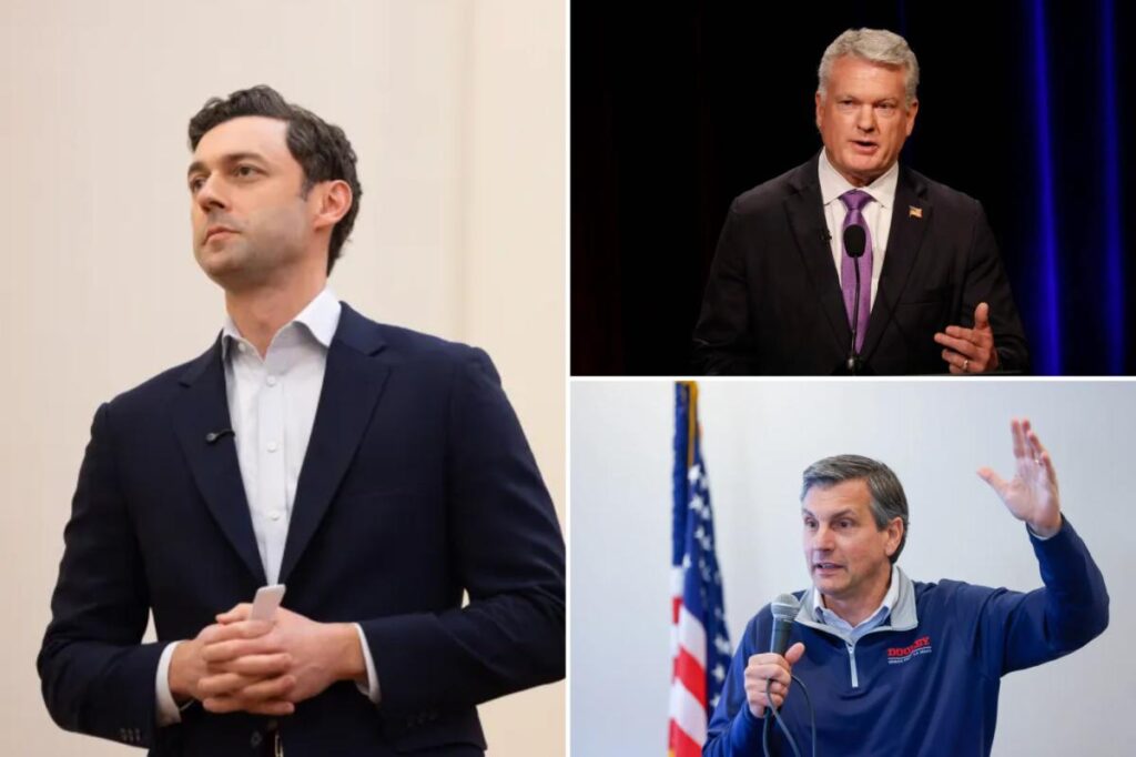 Democrat Jon Ossoff skates as Georgia GOP Senate primary drags on to runoff election 