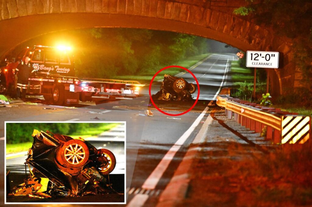 Long Island driver killed in vicious crash that cuts his car in half