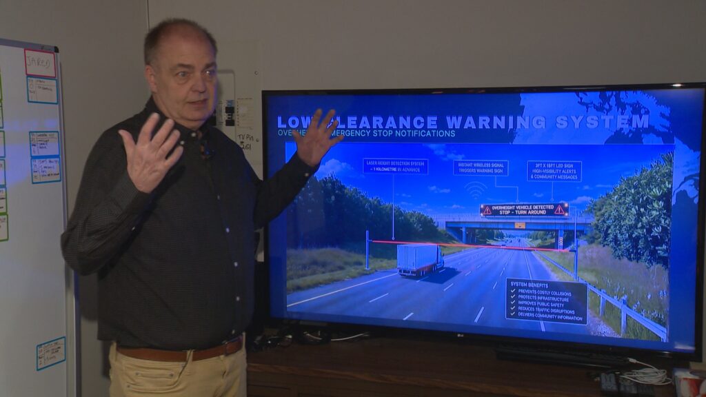 Saskatoon businessman develops technology to detect overpass strikes