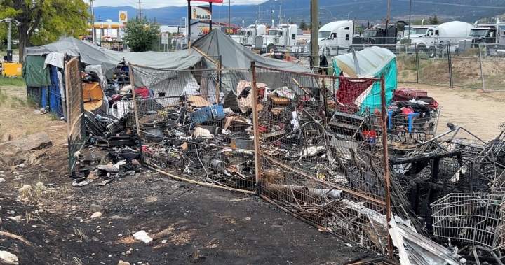 Penticton encampment fire sparks renewed safety concerns Penticton encampment fire sparks renewed safety concerns