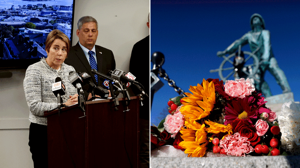 Massachusetts governor asks US Navy to help retrieve bodies, evidence from sunken fishing vessel