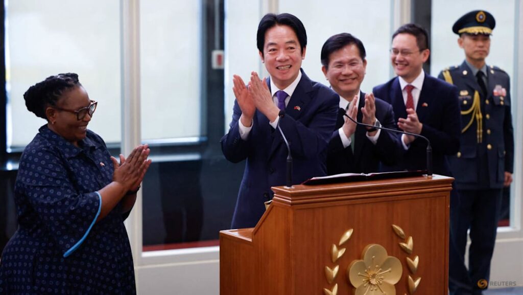 Taiwan won’t give in to pressure, president says on return from Eswatini