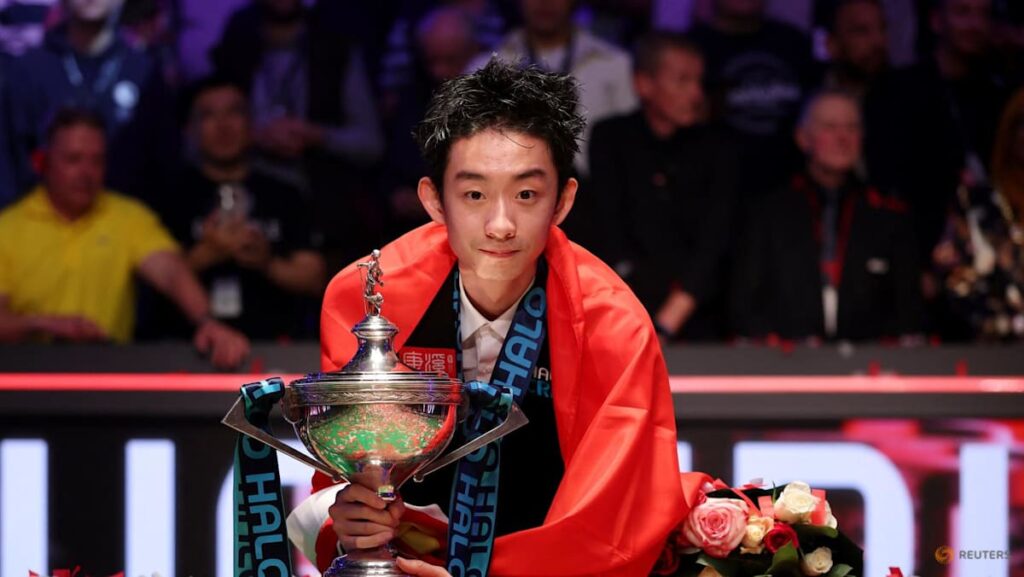 China’s Wu Yize wins World Snooker Championship for first time