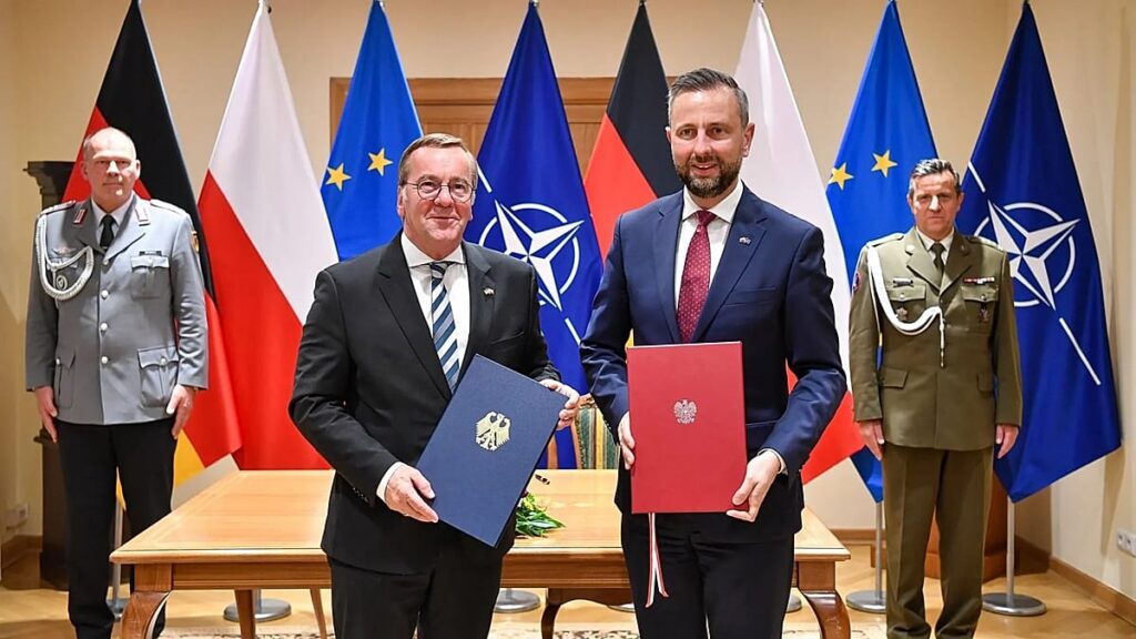 Germany and Poland sign defence deal as European power balance shifts Germany and Poland sign defence deal as European power balance shifts