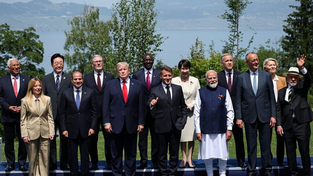 Misinformation targets Trump and European leaders at G7