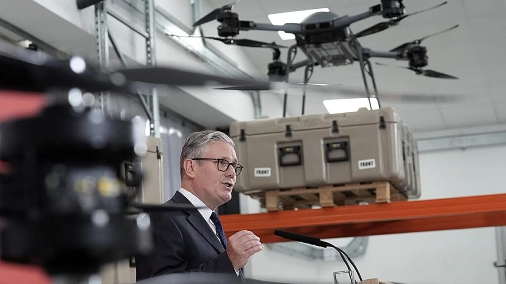 UK announces billions for drones and touts European defence projects UK announces billions for drones and touts European defence projects
