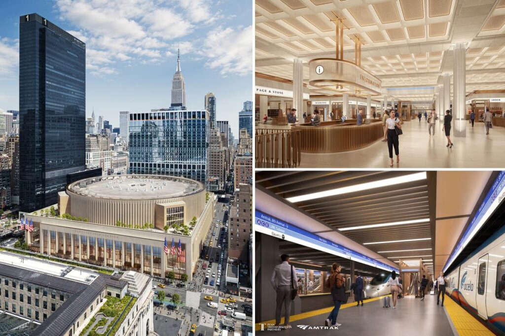 Stunning new before-and-after renderings reveal what’s in store for NYC’s Penn Station