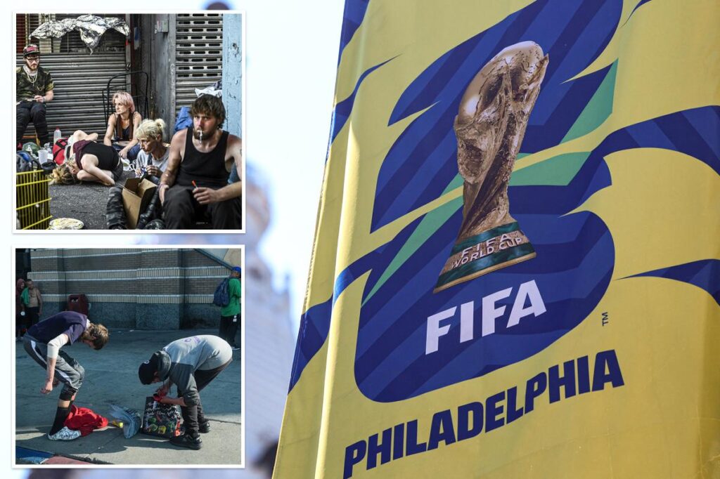 Walking dead! Drug ‘zombies’ in Philly neighborhood minutes from World Cup stadium