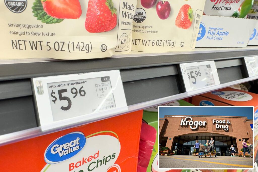 Major grocery store chain rolls out digital shelf tags — as Walmart fights back against ‘surge pricing’ claims