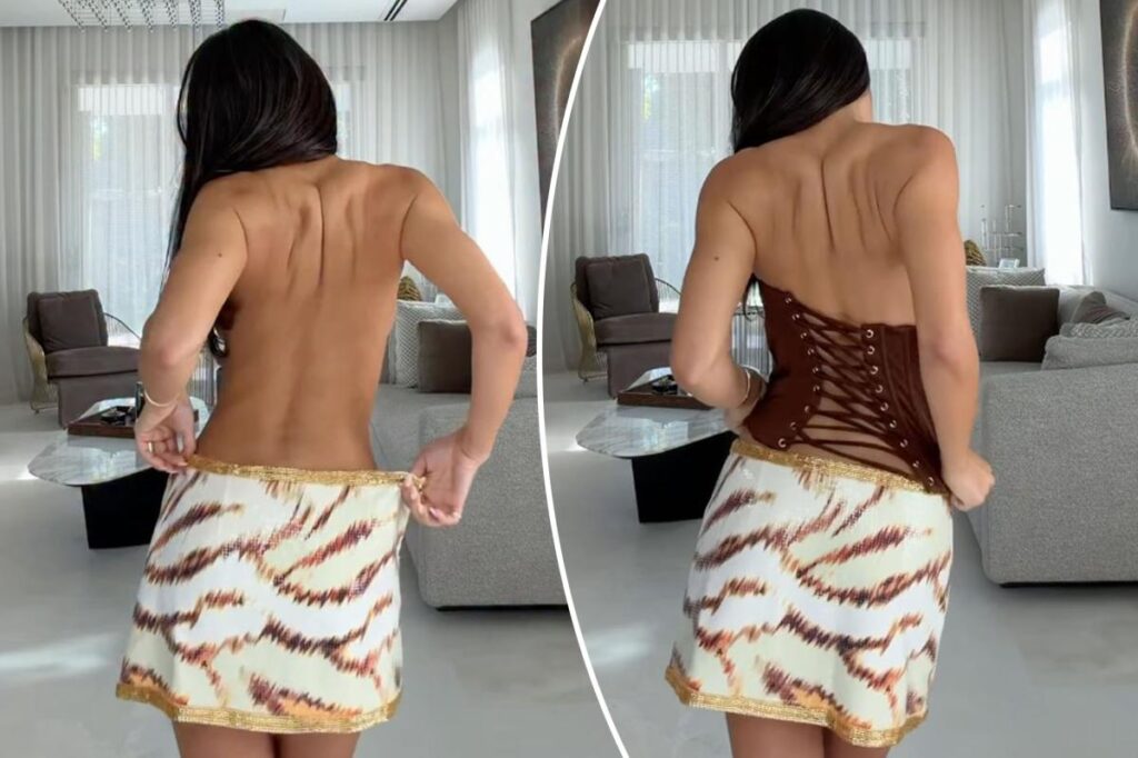 ‘Bizarre’ TikTok fashion trend where influencers strip down sparks heated debate