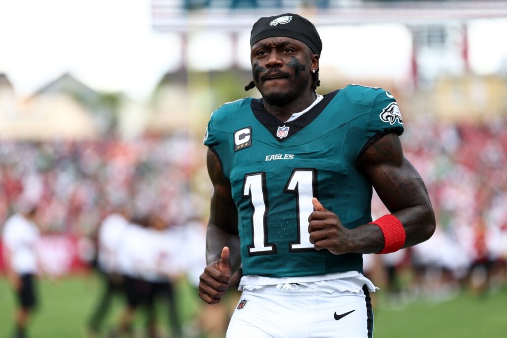 AJ Brown Addresses Patriots Trade For First Time AJ Brown Addresses Patriots Trade For First Time
