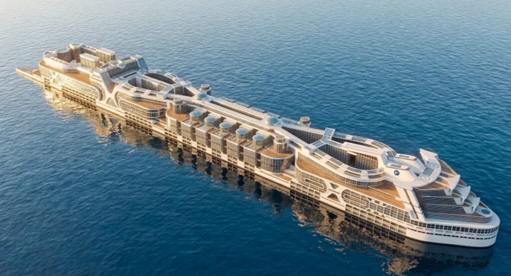 A Mile-Long Ship for 80,000 People? Why Floating Cities Never Get Built