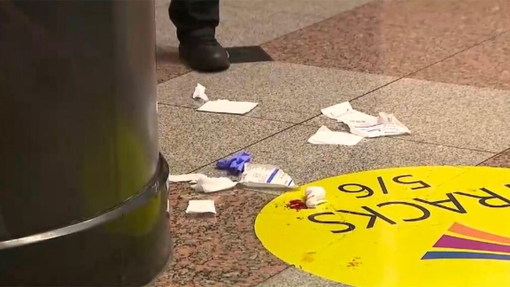 Five stabbed near Penn Station, leaving one seriously injured as investigation continues Five stabbed near Penn Station, leaving one seriously injured as investigation continues