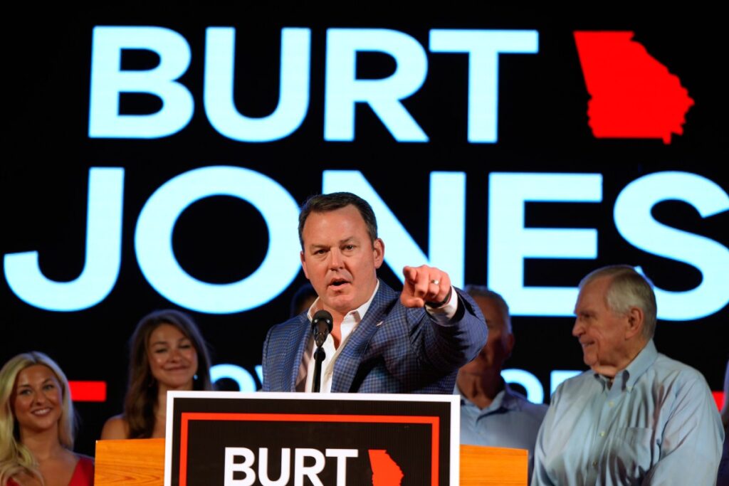 Trump-Backed Burt Jones’ Chances of Losing to Rick Jackson in Georgia—Poll