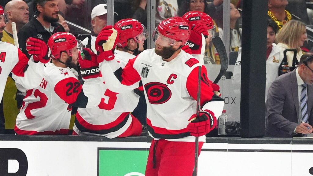 Jordan Staal’s two-goal night lifts Hurricanes past Golden Knights, evening Stanley Cup Final series Jordan Staal’s two-goal night lifts Hurricanes past Golden Knights, evening Stanley Cup Final series