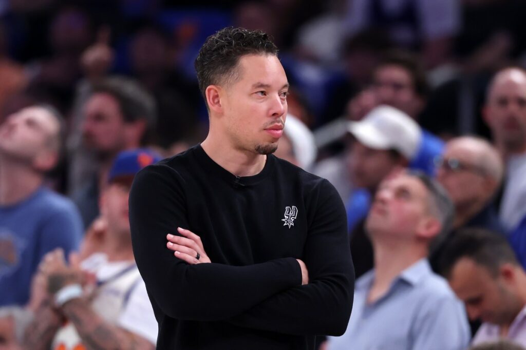 Mitch Johnson Draws Harsh Criticism for Spurs’ 29-Point Game 4 Collapse Mitch Johnson Draws Harsh Criticism for Spurs’ 29-Point Game 4 Collapse