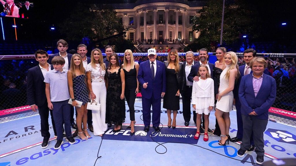 Melania Trump and Ivanka Trump bring family star power to White House UFC event Melania Trump and Ivanka Trump bring family star power to White House UFC event