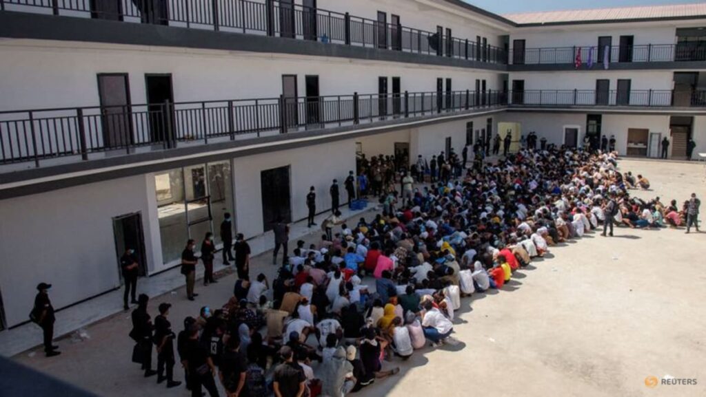 Over 5,000 people trapped in Myanmar scam centres near Thai border: Rights group Over 5,000 people trapped in Myanmar scam centres near Thai border: Rights group