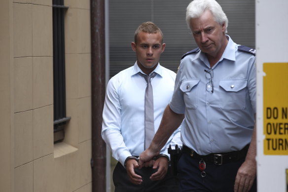 Kieran Loveridge at court in 2013. He was granted parole in 2024.
