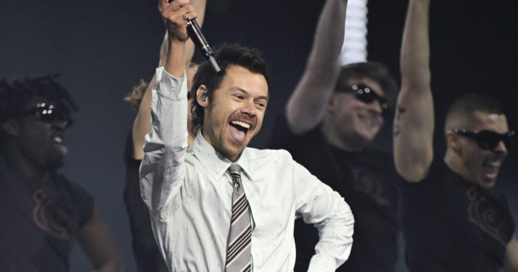 Harry Styles Sparks Concern After Viral Video Shows Singer Choking on Water, Collapsing on Stage
