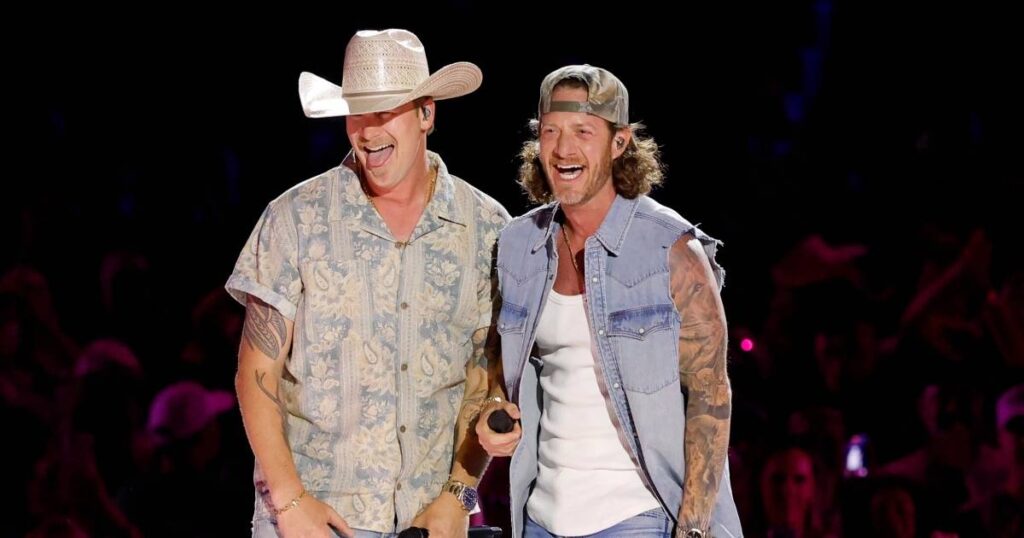 Florida Georgia Line Members Tyler Hubbard and Brian Kelley’s Ups and Downs Through the Years Florida Georgia Line Members Tyler Hubbard and Brian Kelley’s Ups and Downs Through the Years