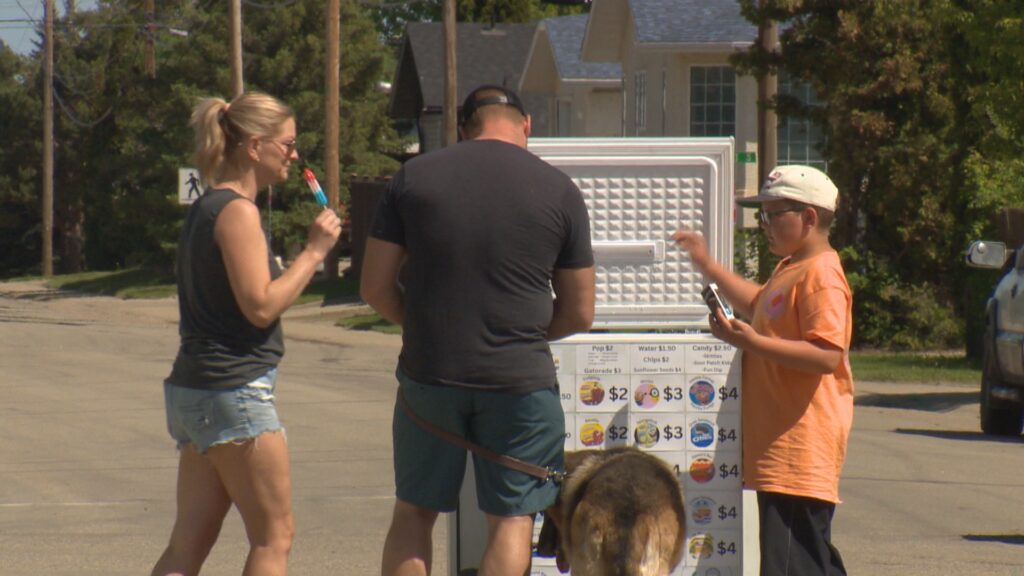 10-year-old from Martensville starts business selling ice cream off bike