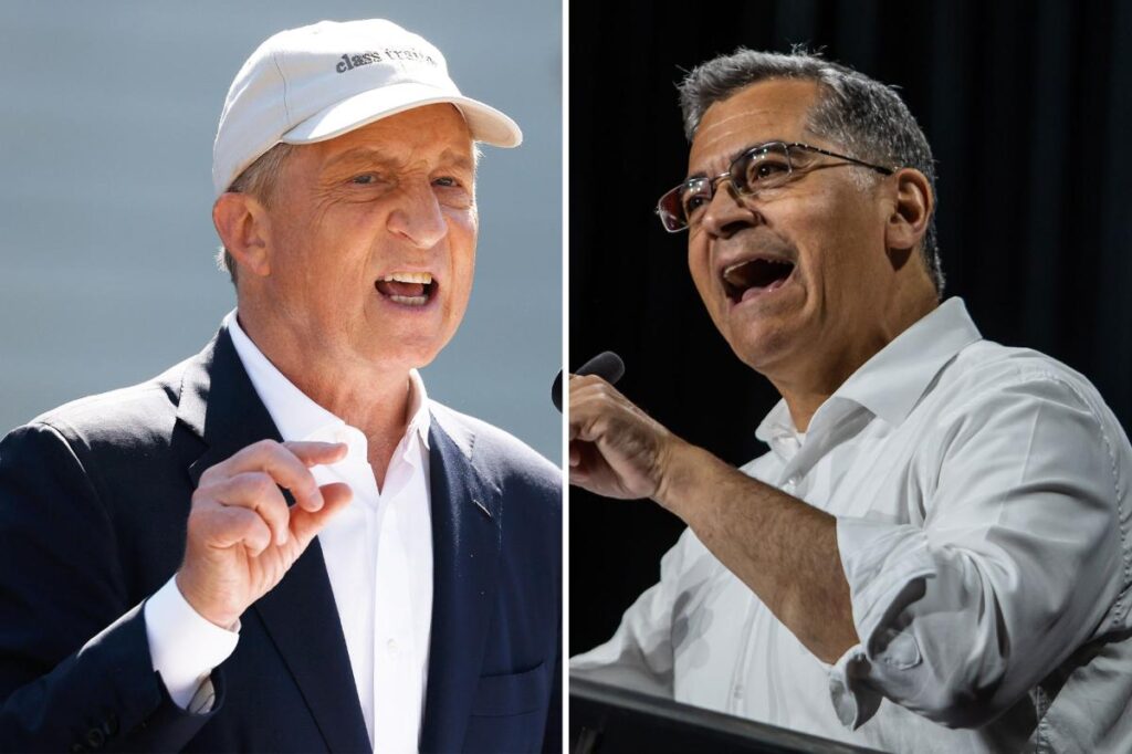 Toxic Dem civil war breaks out between governor frontrunners Tom Steyer and Xavier Becerra