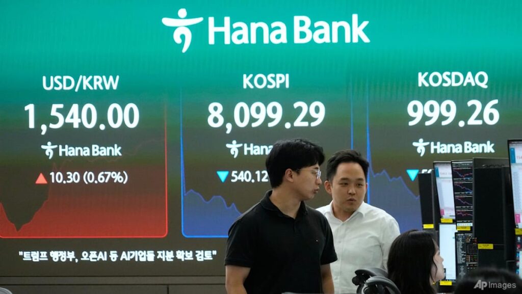 Asian stocks take another hit from AI, Middle East worries
