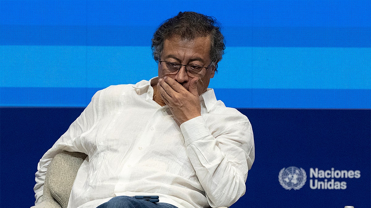 Colombia's President Gustavo Petro attending the COP16 Summit in Cali