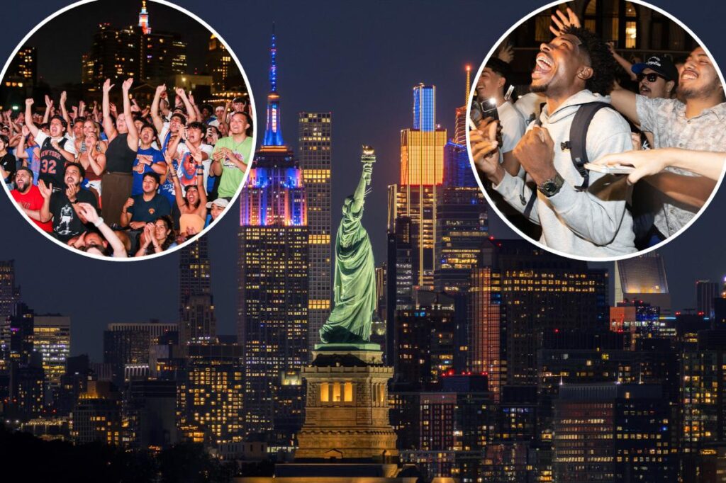 Video captures the exact moment NYC ‘lost its mind’ over Knicks’ historic championship Video captures the exact moment NYC ‘lost its mind’ over Knicks’ historic championship