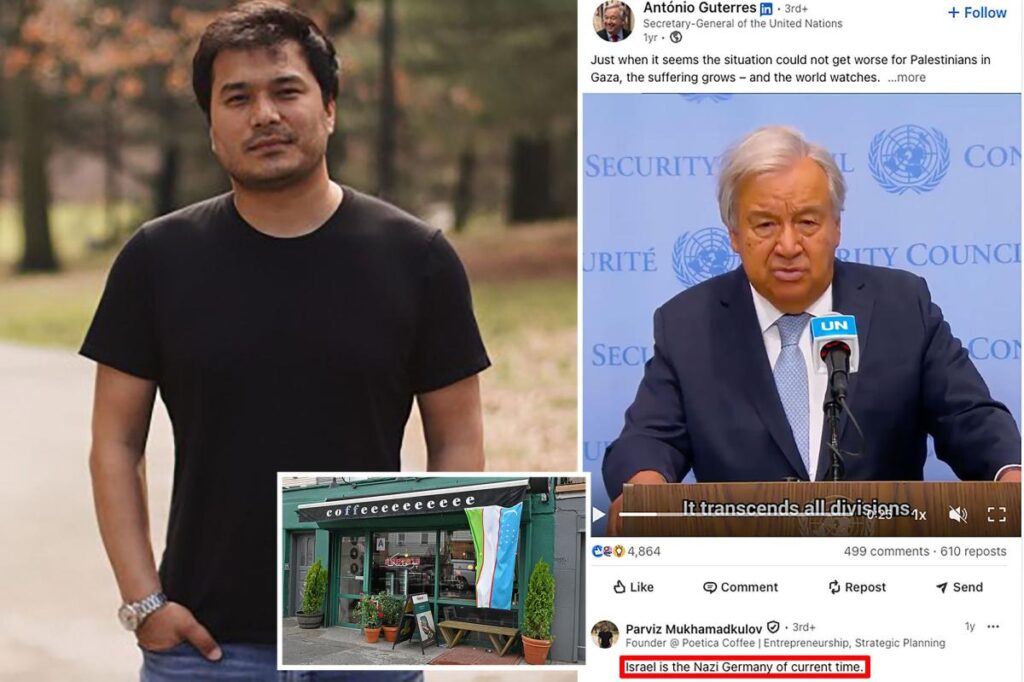 Lefty owner of anti-Israel NYC coffee shop calls US ally ‘Nazi Germany of our time’ in hateful online outburst