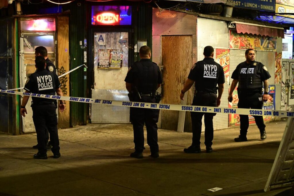 Two men fatally shot outside NYC subway station Two men fatally shot outside NYC subway station