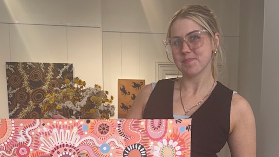 Alisha Fagan, who turned to art as a form of rehabilitation during her time in prison.