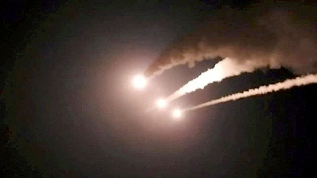 Iranian missiles are seen targeting Israel during the recent conflict.