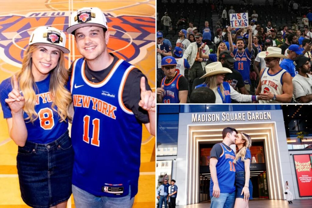 Knicks championship win caps a love story for couple who are bitter rivals in other sports Knicks championship win caps a love story for couple who are bitter rivals in other sports