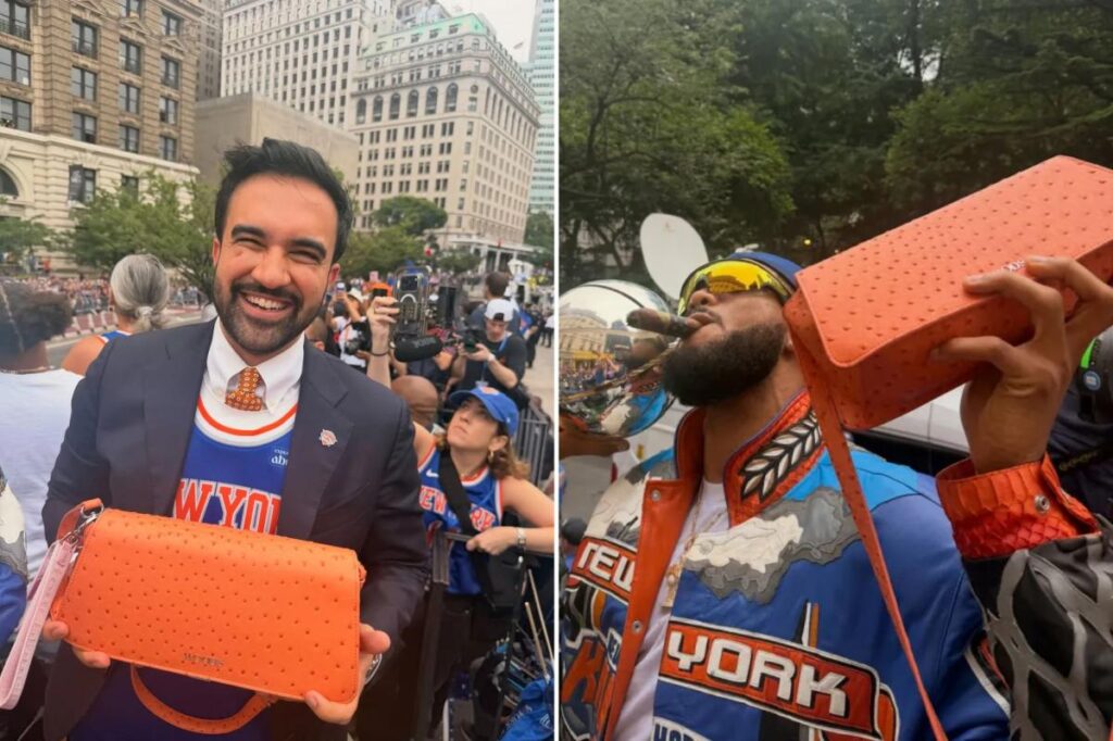 No bags allowed at Knicks ticker tape parade — unless its Jordyn Woods’ lucky purse