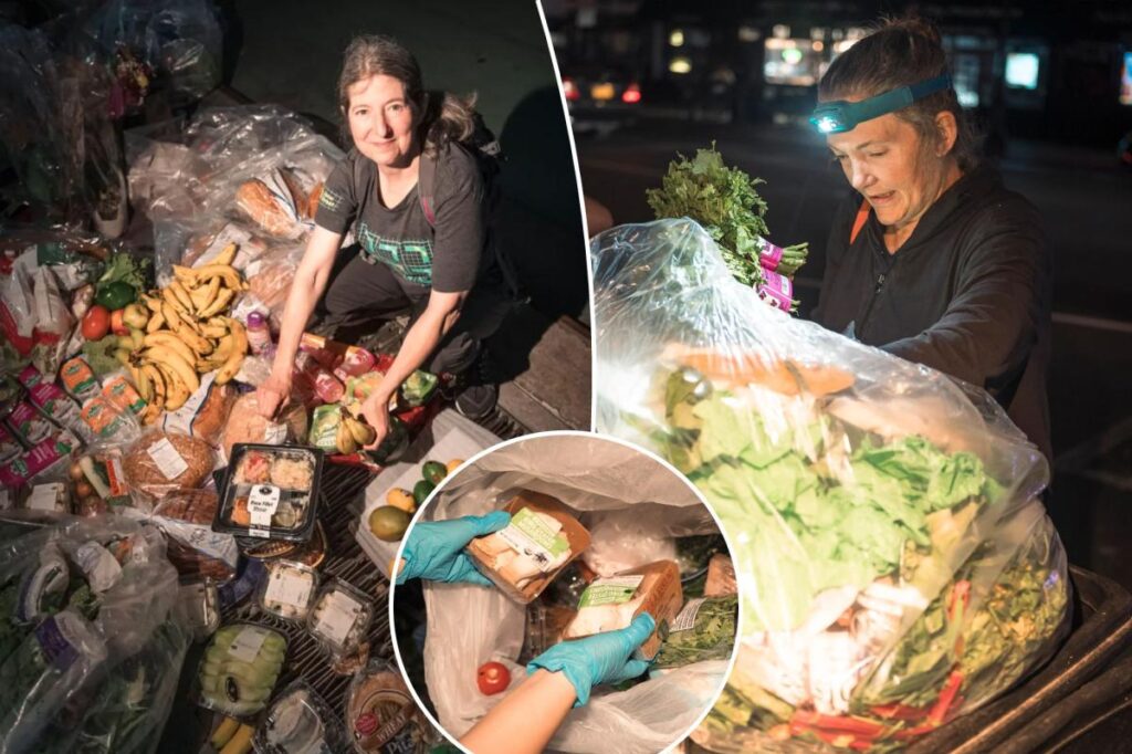 Exclusive | Dumpster-diving NYers mine luxe supermarket trash to dine like kings — for free: ‘It’s still fresh’