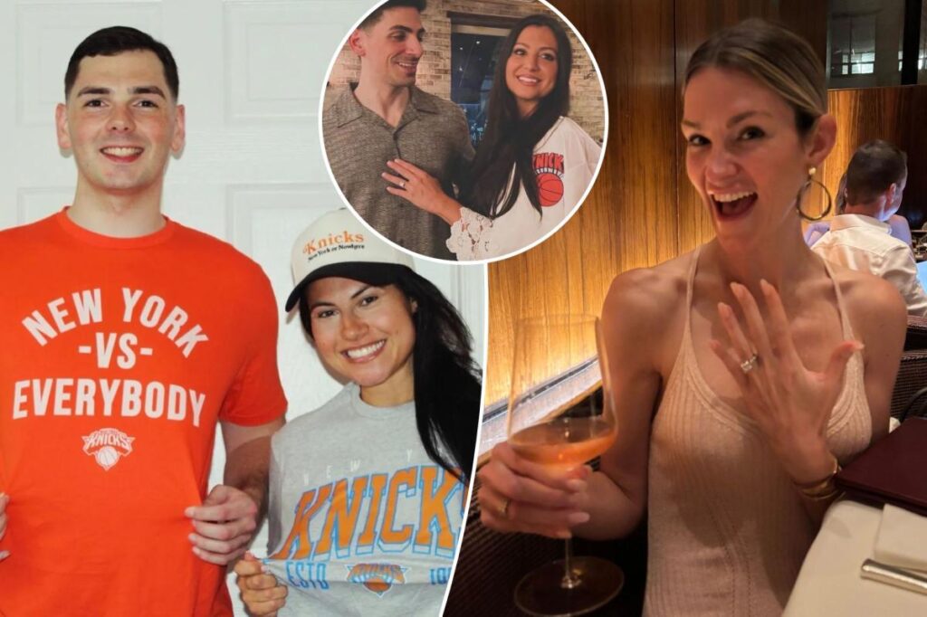 Exclusive | Here comes the Knicks! Meet the couples whose weddings have been thrown into chaos ahead of Game 5 Exclusive | Here comes the Knicks! Meet the couples whose weddings have been thrown into chaos ahead of Game 5