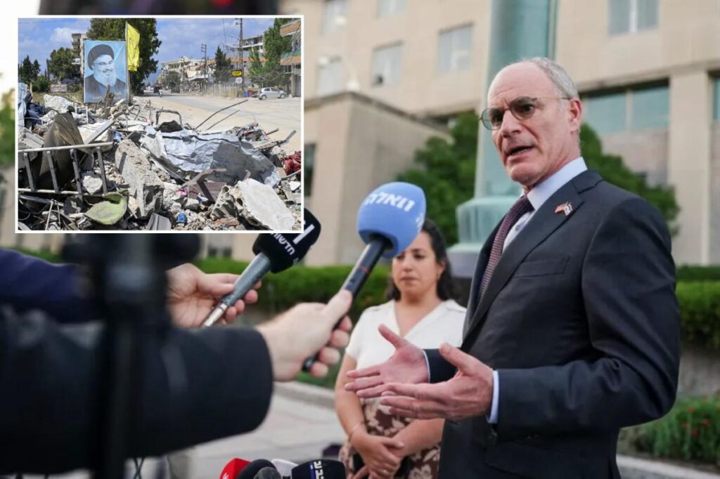 Israeli ambassador blasts Lebanon cease-fire talks as a ‘train wreck’ Israeli ambassador blasts Lebanon cease-fire talks as a ‘train wreck’