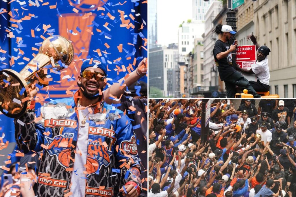 Knicks heralded as kings of NYC in estimated largest ticker-tape parade — and party — in city’s history