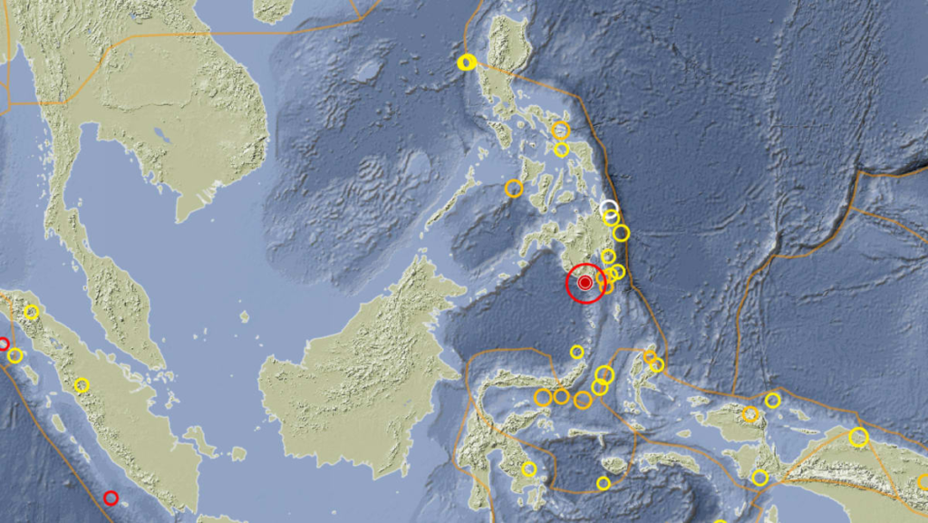 Earthquake of magnitude 8.2 strikes Mindanao, Philippines, GFZ says Earthquake of magnitude 8.2 strikes Mindanao, Philippines, GFZ says