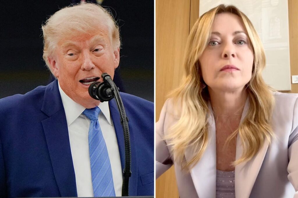 Trump doubles down attacks on Italian PM after she rips prez’s ‘made up’ claims