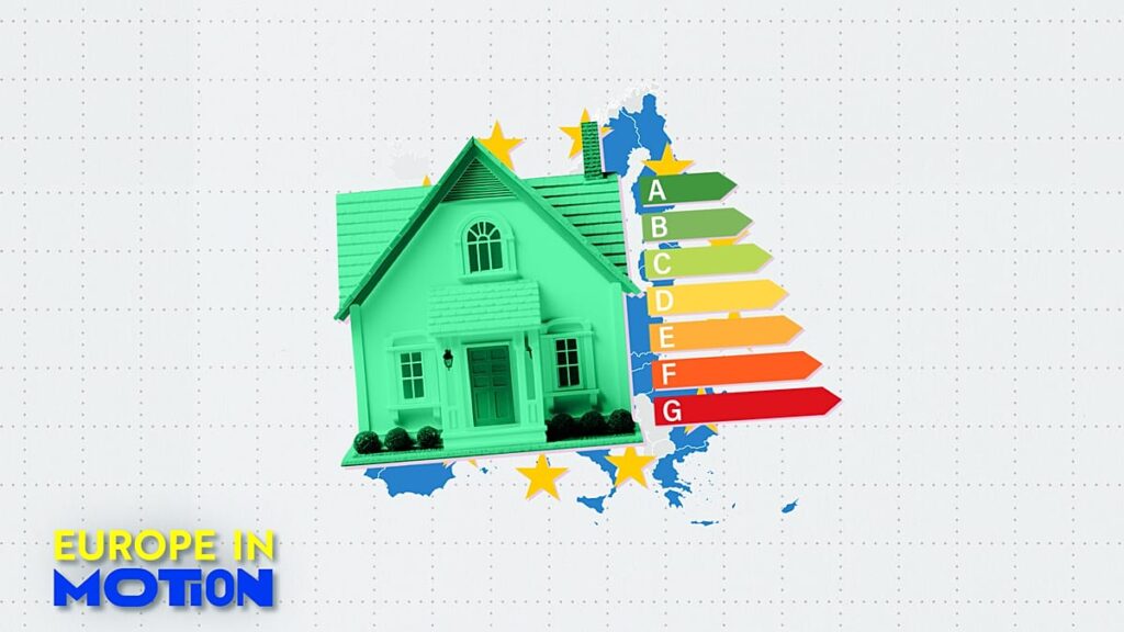 Where in Europe are buildings becoming more energy-efficient?