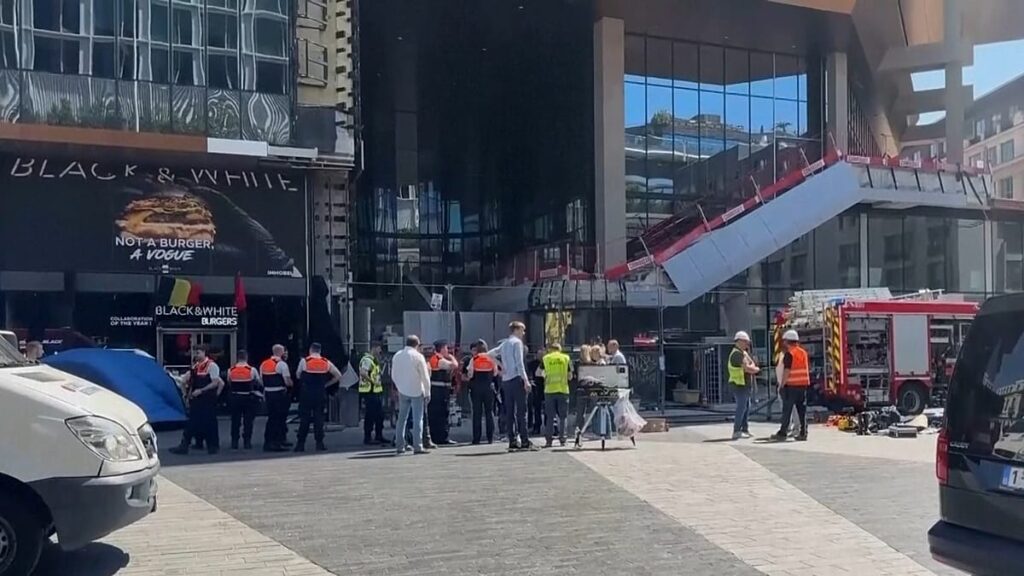 Several reported dead after fire in lift shaft of Brussels building