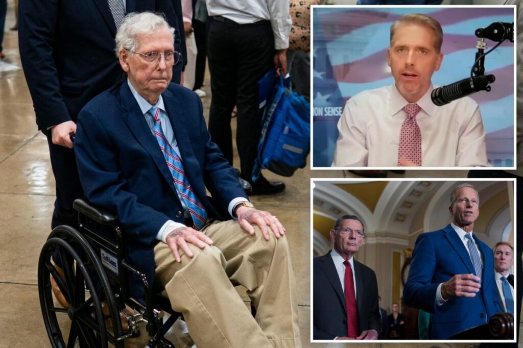 Sen. Mitch McConnell, 84, calls GOP allies from hospital to dispel internet chatter he’s ‘brain dead’ Sen. Mitch McConnell, 84, calls GOP allies from hospital to dispel internet chatter he’s ‘brain dead’
