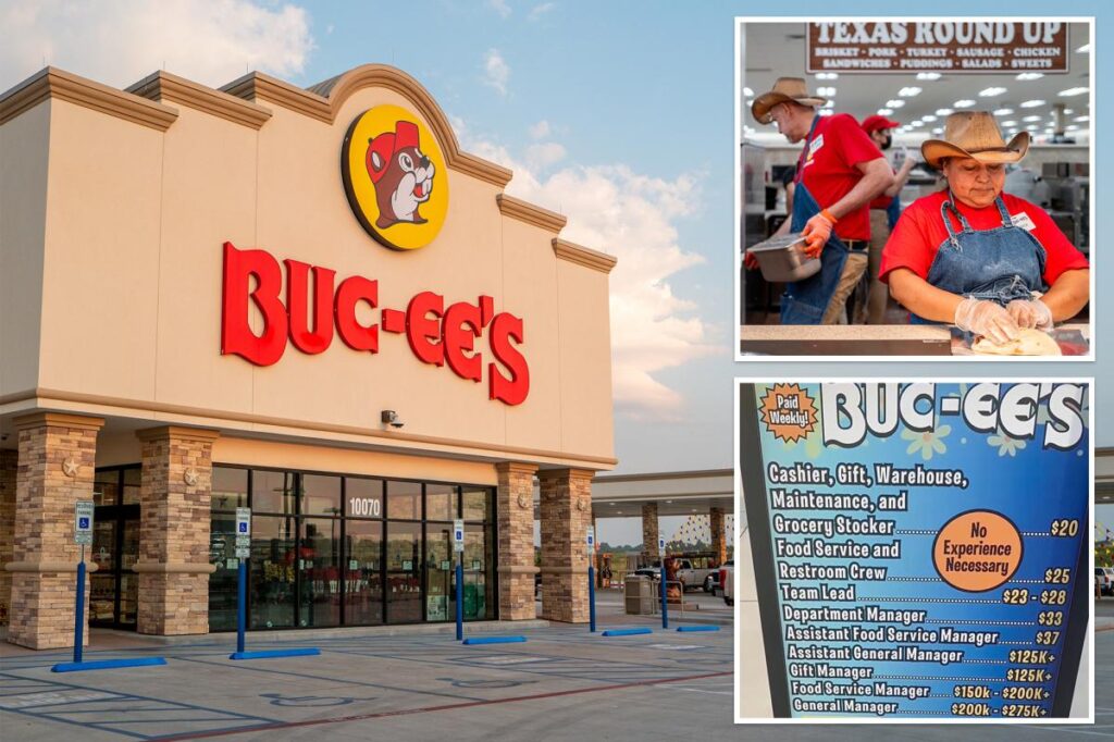 Buc-ee’s sidewalk sign advertises job that pays up to 5,000 — with ‘no experience necessary’ Buc-ee’s sidewalk sign advertises job that pays up to 5,000 — with ‘no experience necessary’