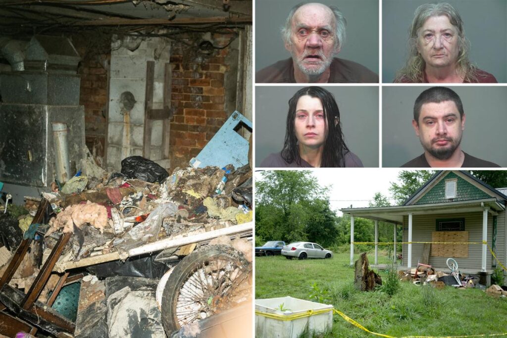Exclusive | Inside the Ohio house of horrors where 16 ‘feral’ kids were rescued — stomach-churning pics reveal filthy, inhumane conditions
