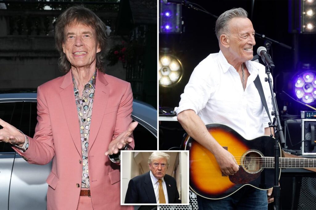 Mick Jagger says fans don’t want political lectures at concerts after Bruce Springsteen’s anti-Trump speeches Mick Jagger says fans don’t want political lectures at concerts after Bruce Springsteen’s anti-Trump speeches