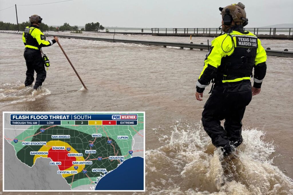 2.5M Texans expected to face life-threatening flash flooding as states of emergency declared